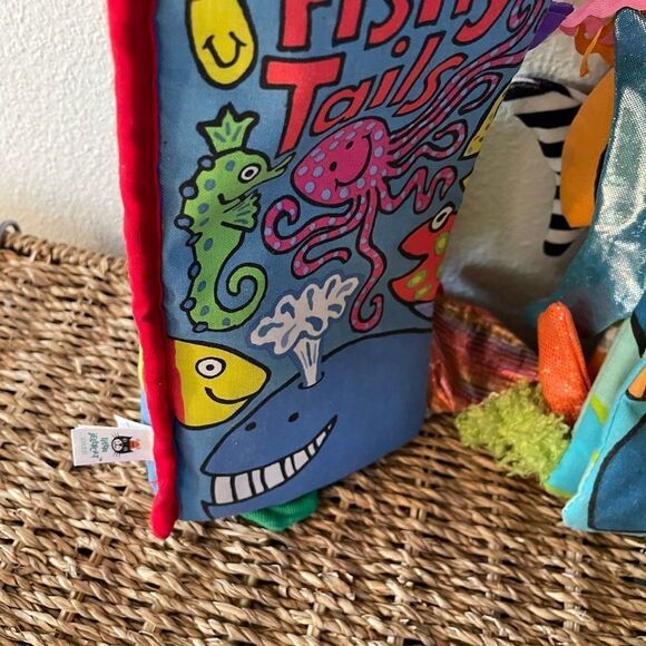 Jellycat Fishy Tails and Sea Tails Soft Kids Books set of 2 - Picture 12 of 16